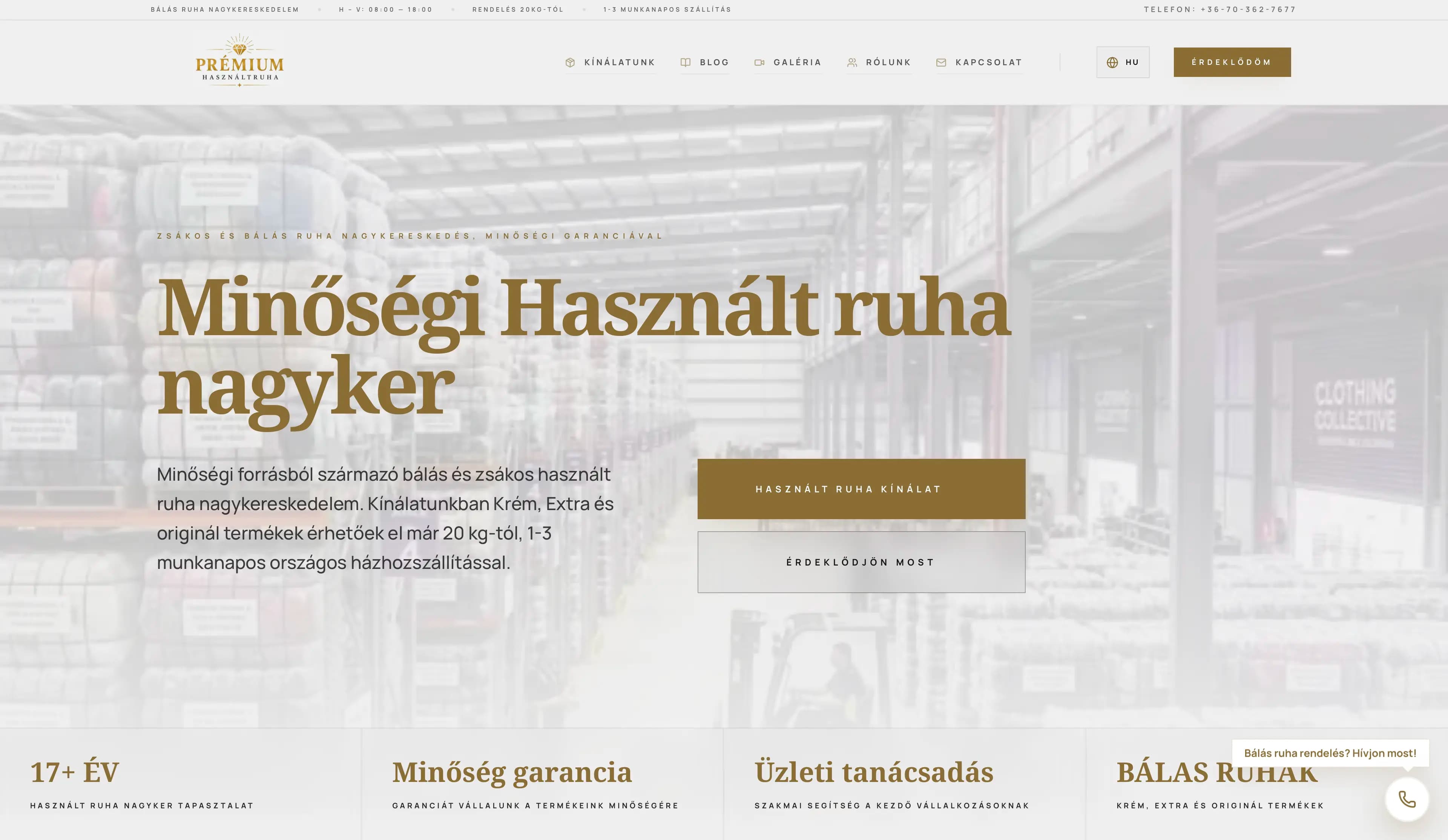 Hogyan épült fel a premiumhasznaltruha.hu? – Digitális transzformáció a B2B nagykereskedelemben
