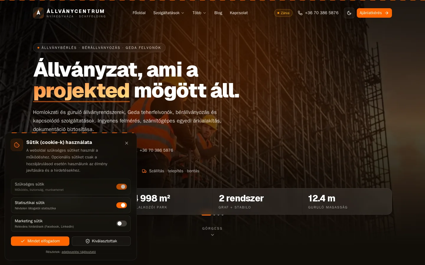 03-public-fooldal-dark.webp — AiSolve.me referencia implementáció