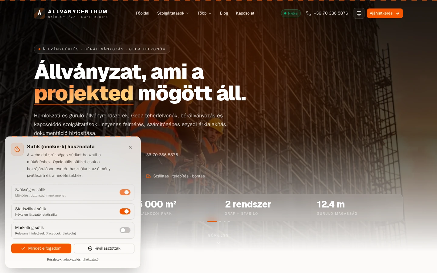 Új weboldal — allvanycentrum.aisolve.me