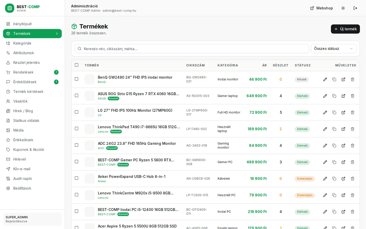 14-admin-termekek.webp — AiSolve.me referencia implementáció
