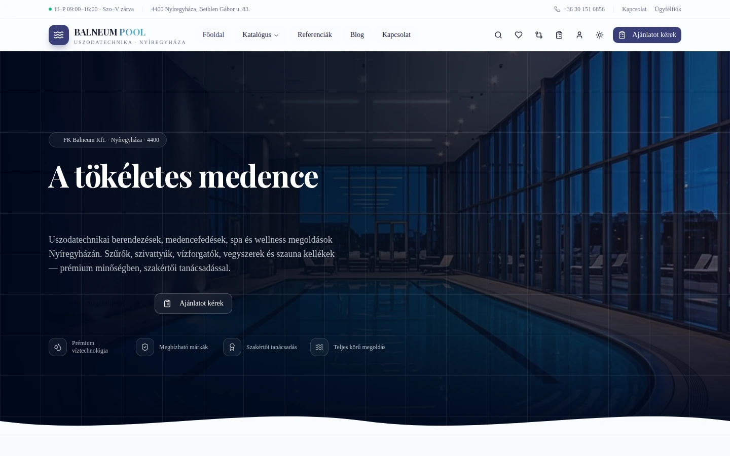 Új weboldal — balneumpool.aisolve.me