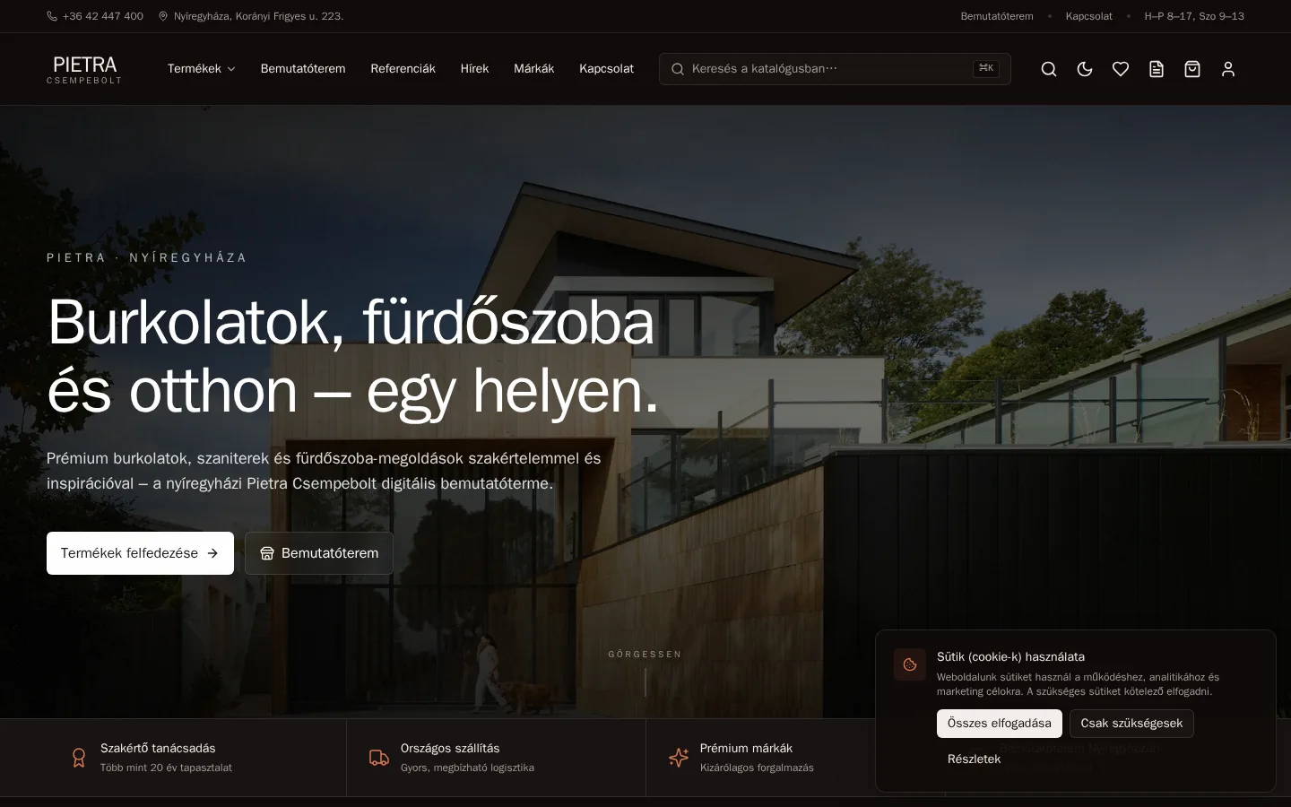 13-admin-dashboard-dark.webp — AiSolve.me referencia implementáció