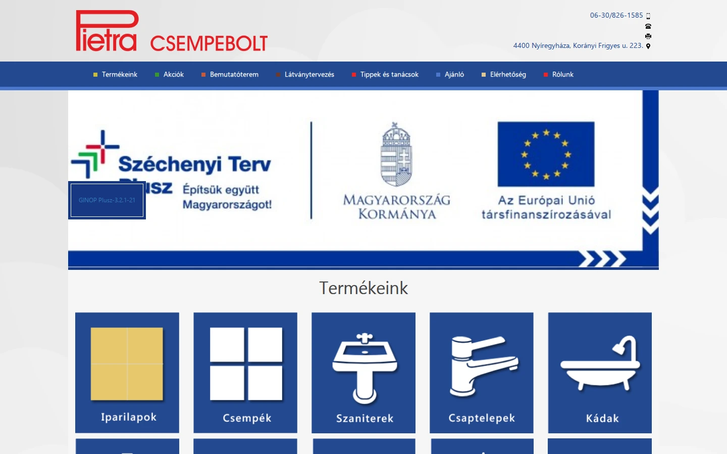 Régi weboldal — pietra.hu